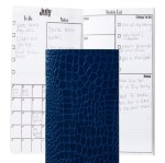 Crocodile Bullet Journaling Life-Style Calendar (5"x8") - Blue Crocodile Bullet Journaling Life-Style Calendar (5"x8") - Blue