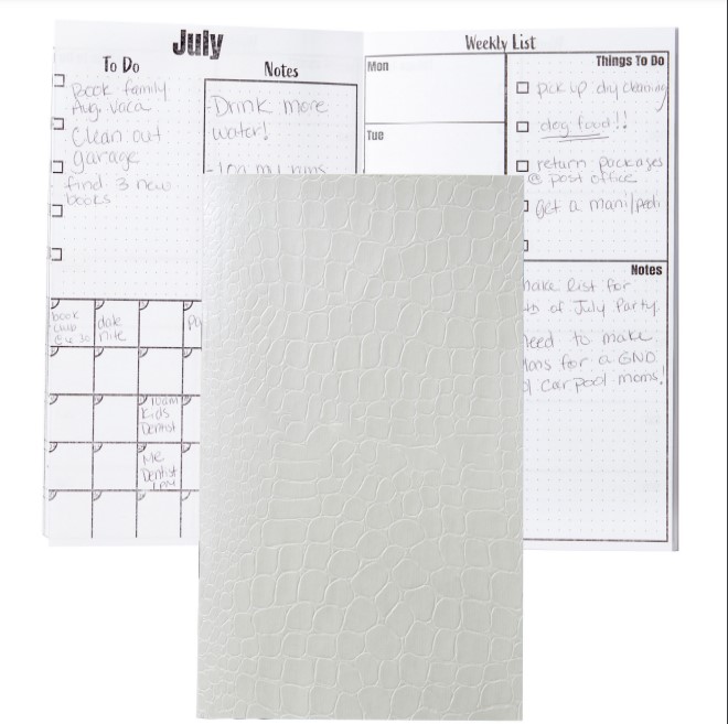 Crocodile Bullet Journaling Life-Style Calendar (5"x8") 1