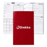Crocodile Bullet Journaling Life-Style Calendar (5"x8") - Red Crocodile Bullet Journaling Life-Style Calendar (5"x8") - Red
