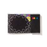 Jornikolor Black Cover Adult Coloring Book & 6-Color Pencil Set To-Go 2 Jornikolor Black Cover Adult Coloring Book & 6-Color Pencil Set To-Go 2