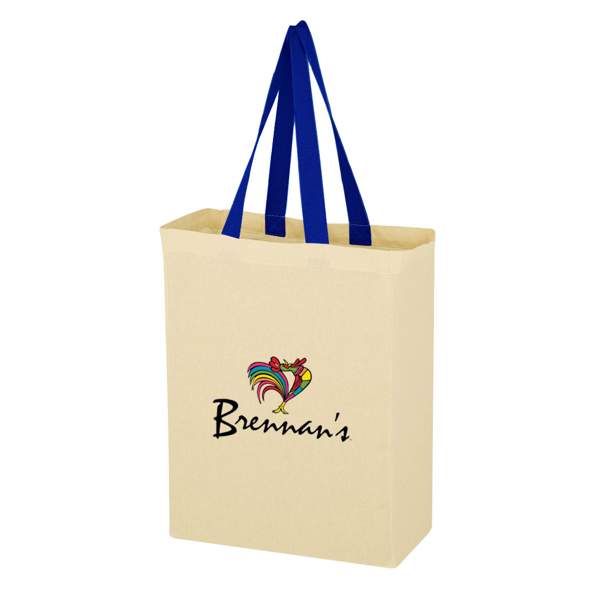 Natural Cotton Canvas Grocery Tote Bag 1