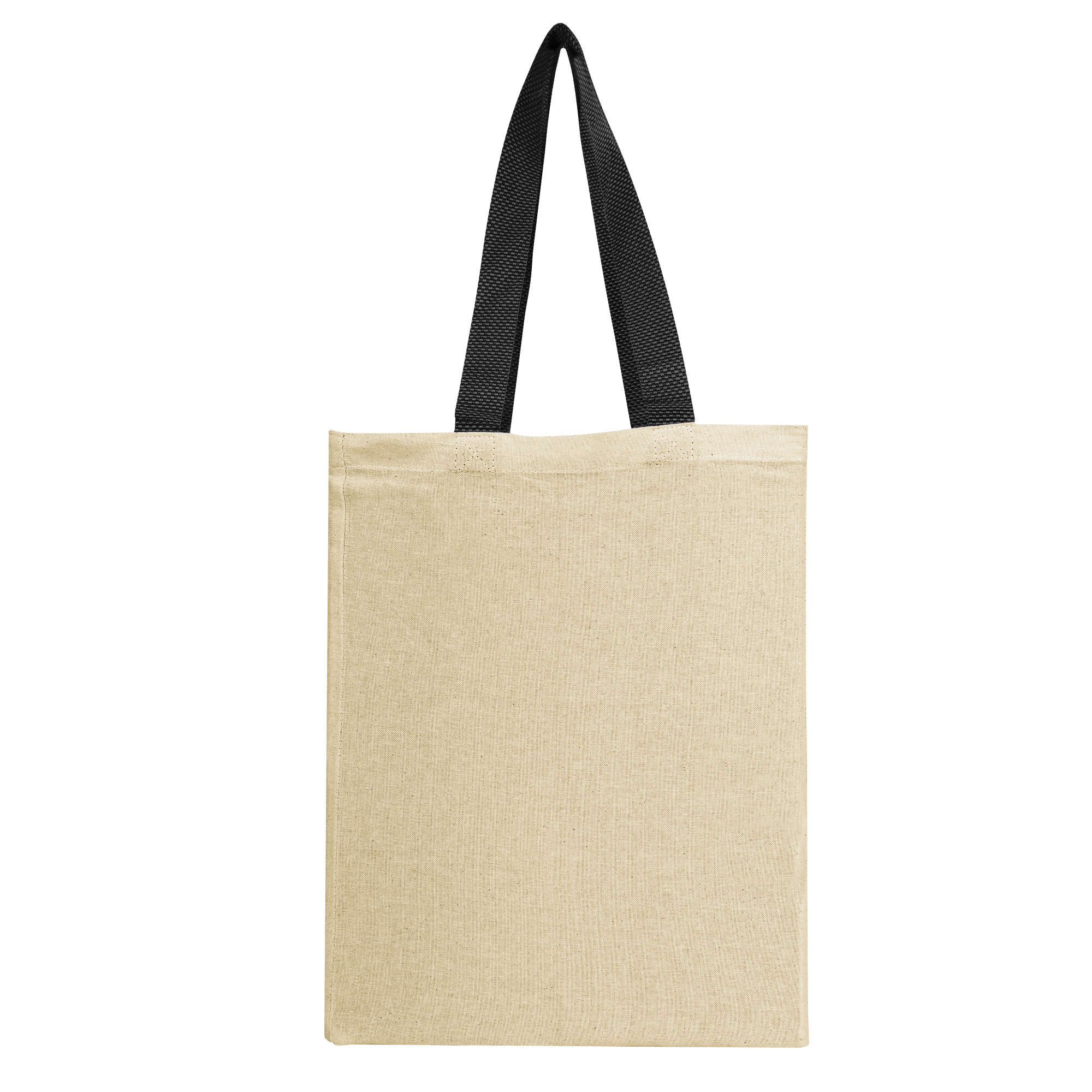 Natural Cotton Canvas Grocery Tote Bag 1