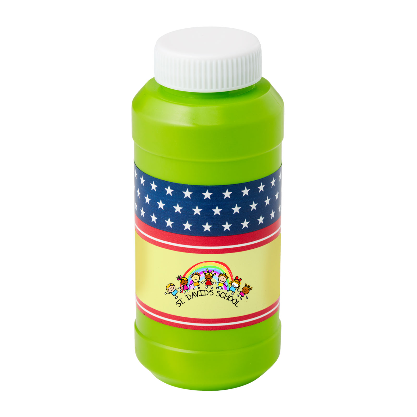 8 oz. Patriotic Bubbles with Full-Color Digital Label 1
