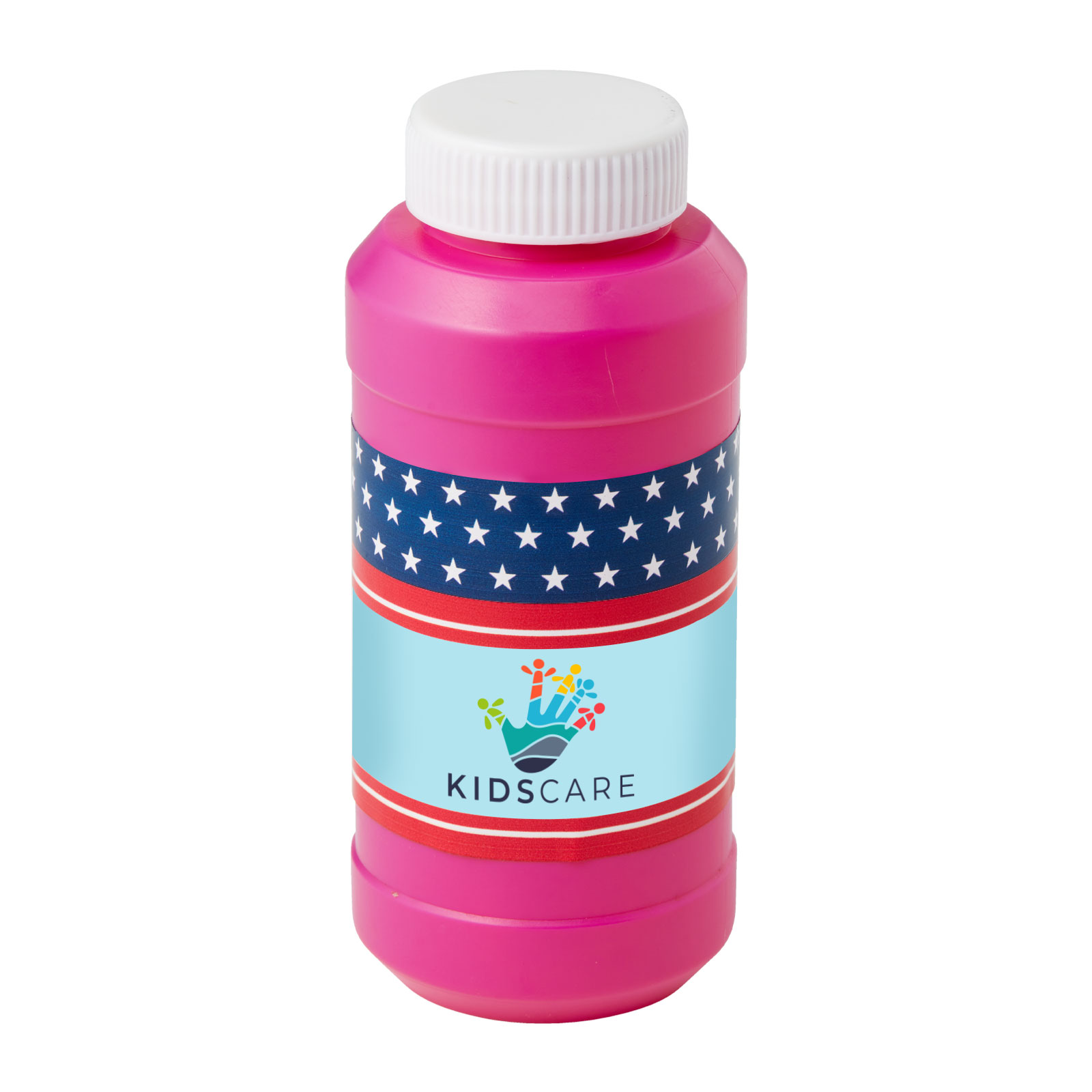 8 oz. Patriotic Bubbles with Full-Color Digital Label 1