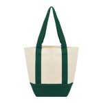 Jornikolor Small Starboard Recycled 10 oz. Cotton Tote Bag - Natural/Green Blank Jornikolor Small Starboard Recycled 10 oz. Cotton Tote Bag - Natural/Green Blank