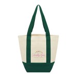 Jornikolor Small Starboard Recycled 10 oz. Cotton Tote Bag - Natural/Green Logo Jornikolor Small Starboard Recycled 10 oz. Cotton Tote Bag - Natural/Green Logo