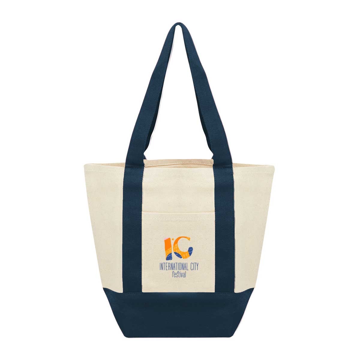 Jornikolor Small Starboard Recycled 10 oz. Cotton Tote Bag 1