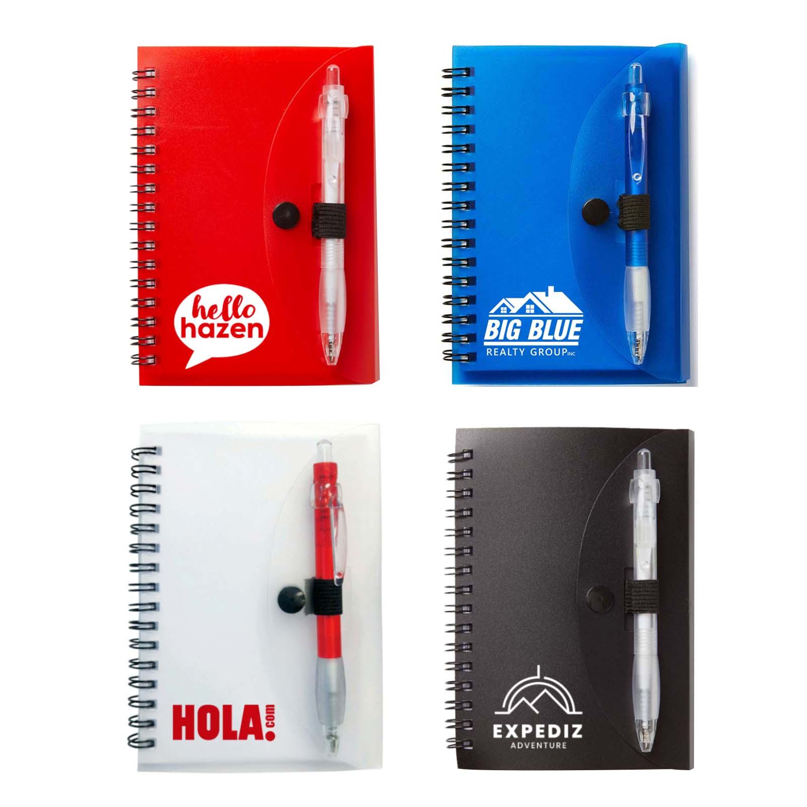 Eco Spiral Notebook with Cardinal Pen 1
