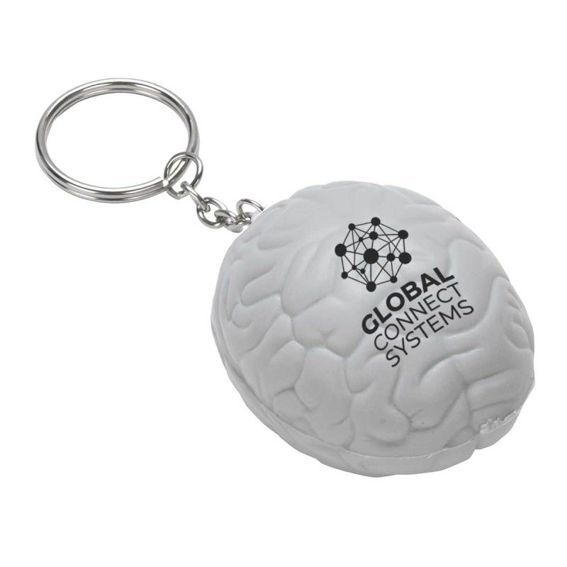 Brain Stress Ball Keychain 1 Brain Stress Ball Keychain 1