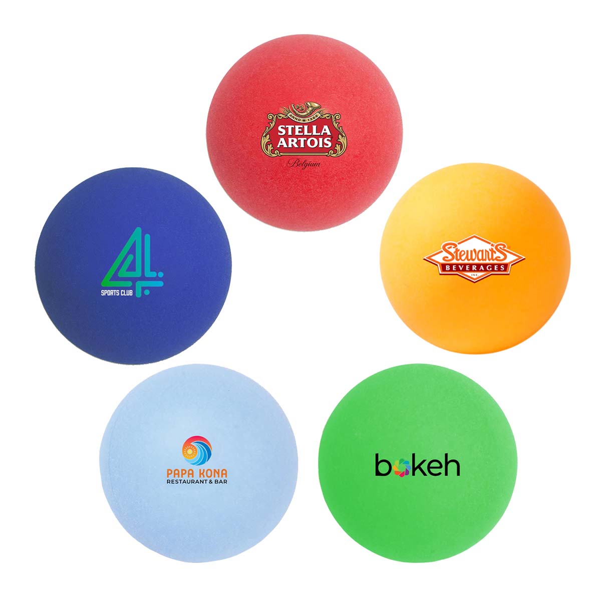 40 Mm Jornikolor Color Ping Pong Balls 1