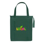 Full Color Non-Woven Insulated Tote Bag - Hunter Green Full Color Non-Woven Insulated Tote Bag - Hunter Green
