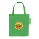 Full Color Non-Woven Insulated Tote Bag - Lime Green Full Color Non-Woven Insulated Tote Bag - Lime Green