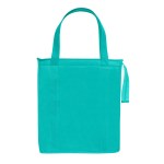 Full Color Non-Woven Insulated Tote Bag - Teal Full Color Non-Woven Insulated Tote Bag - Teal