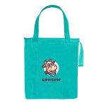 Full Color Non-Woven Insulated Tote Bag - Teal Full Color Non-Woven Insulated Tote Bag - Teal
