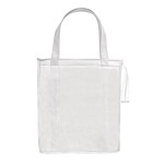Full Color Non-Woven Insulated Tote Bag - White Full Color Non-Woven Insulated Tote Bag - White