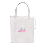 Full Color Non-Woven Insulated Tote Bag - White Full Color Non-Woven Insulated Tote Bag - White