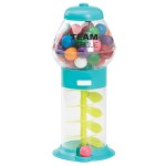 7.25" Assorted Color Mini Spiral Gumball Machine 1 7.25" Assorted Color Mini Spiral Gumball Machine 1