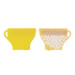 Coffee Cup Mints & Picks - Frosted White/Solid Yellow Coffee Cup Mints & Picks - Frosted White/Solid Yellow