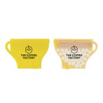 Coffee Cup Mints & Picks - Frosted White/Solid Yellow Coffee Cup Mints & Picks - Frosted White/Solid Yellow