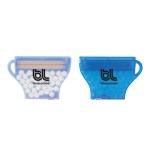 Coffee Cup Mints & Picks - Frosted White/Translucent Blue Coffee Cup Mints & Picks - Frosted White/Translucent Blue