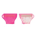 Coffee Cup Mints & Picks - Frosted White/Translucent Pink Coffee Cup Mints & Picks - Frosted White/Translucent Pink