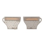 Coffee Cup Mints & Picks - Frosted White/Translucent Smoke Coffee Cup Mints & Picks - Frosted White/Translucent Smoke