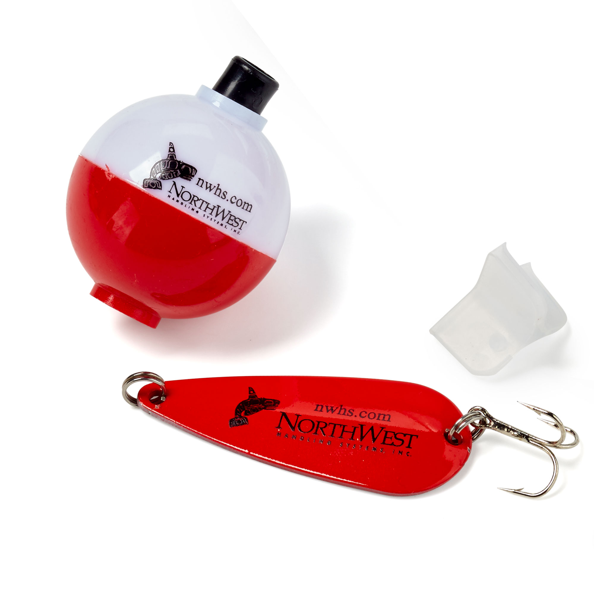 2-1/4" Small Spoon & 1-1/2" Bobber in Clear Tube 1