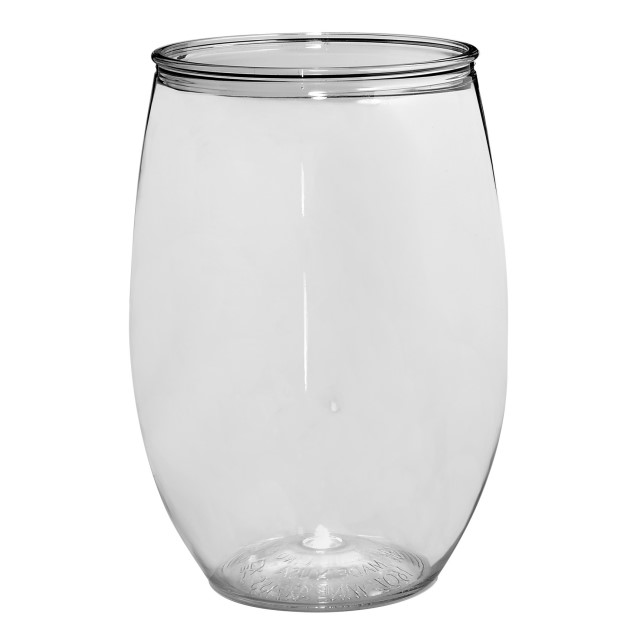16 Oz. PET Stemless Wine Glass 1