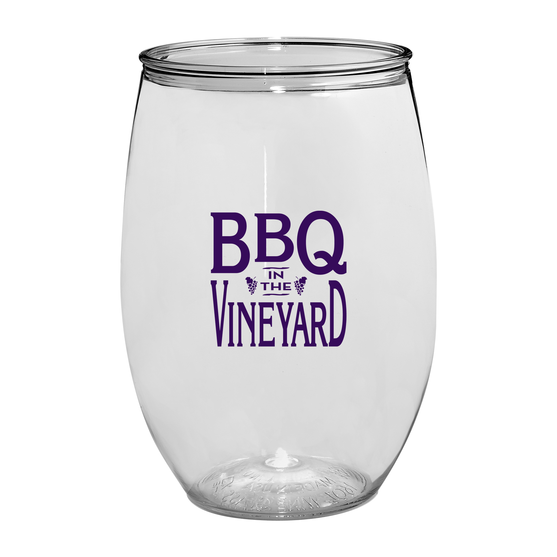 16 Oz. PET Stemless Wine Glass 1