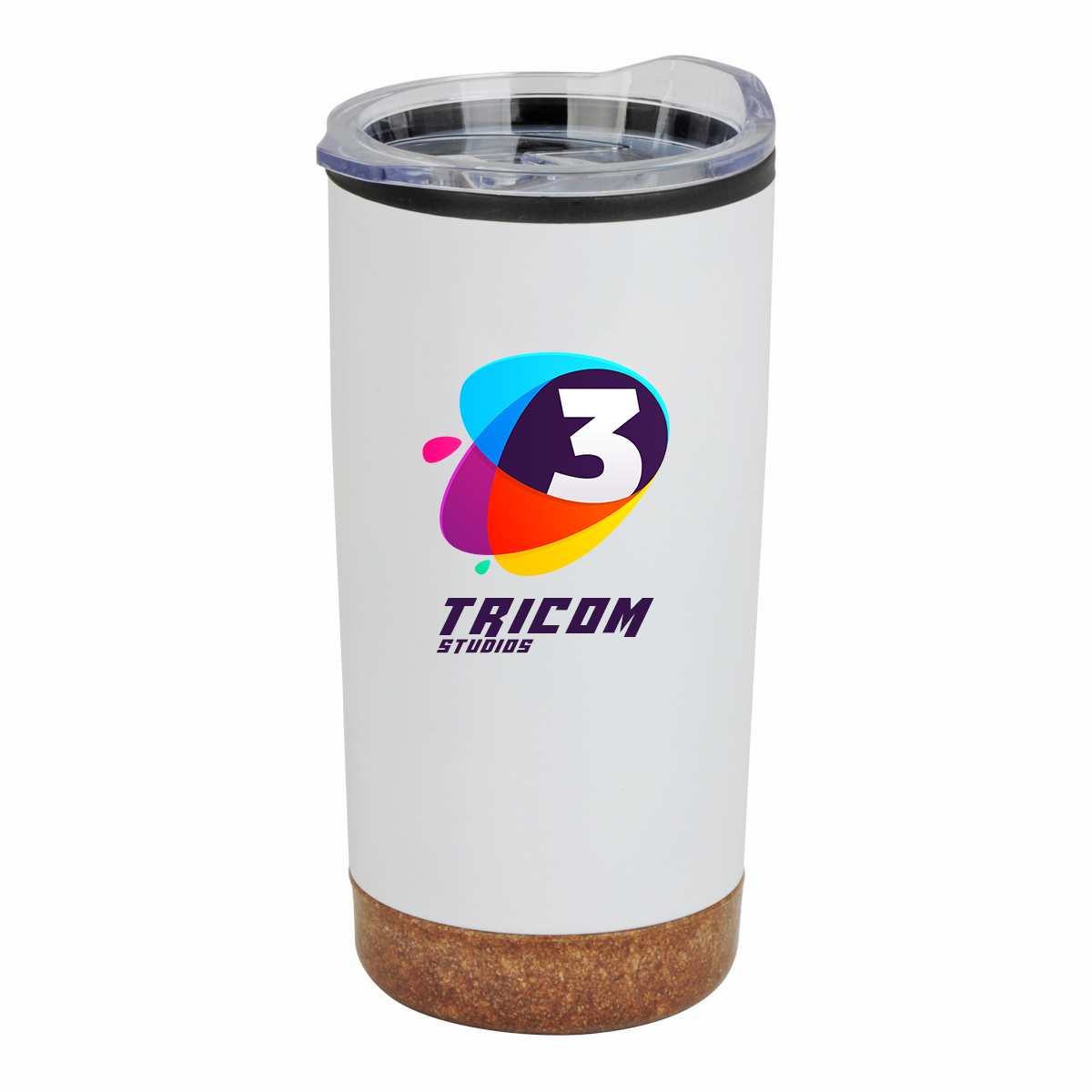 JORNIKOLOR 20 Oz. Stainless Steel PP Cork Base Tumbler 1