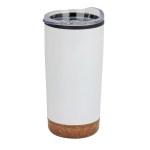 JORNIKOLOR 20 Oz. Stainless Steel PP Cork Base Tumbler - White JORNIKOLOR 20 Oz. Stainless Steel PP Cork Base Tumbler - White