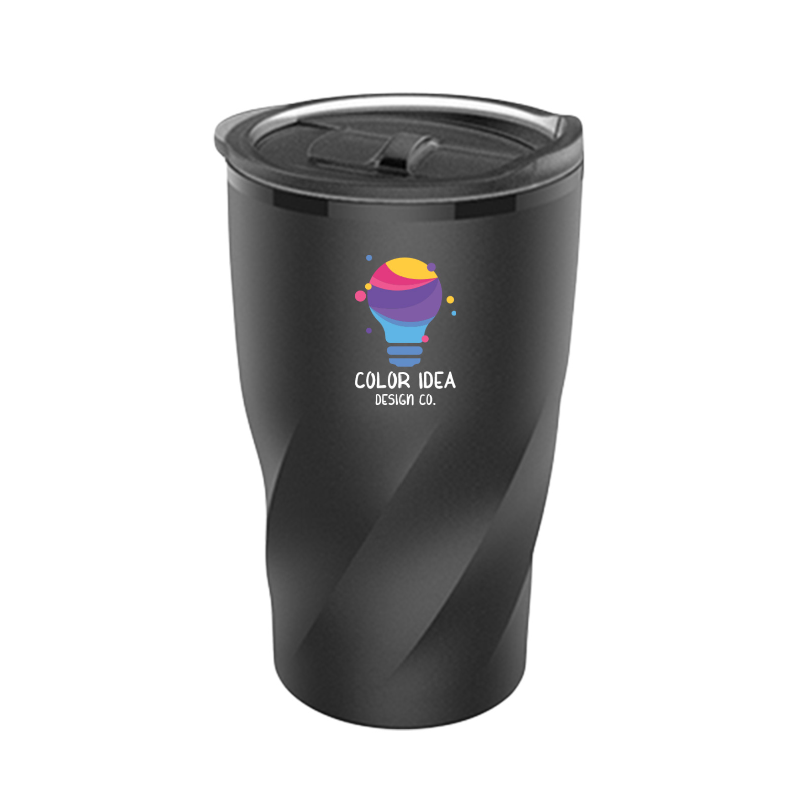 JORNIKOLOR 14 Oz. Stainless Steel Twisting Tumbler w/Lid 1