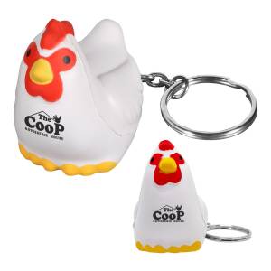 Chicken Stress Reliever Keychain 1 Chicken Stress Reliever Keychain 1
