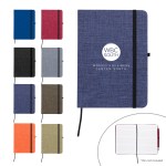 RPET Heathered Journal w/Pen Loop 1 RPET Heathered Journal w/Pen Loop 1
