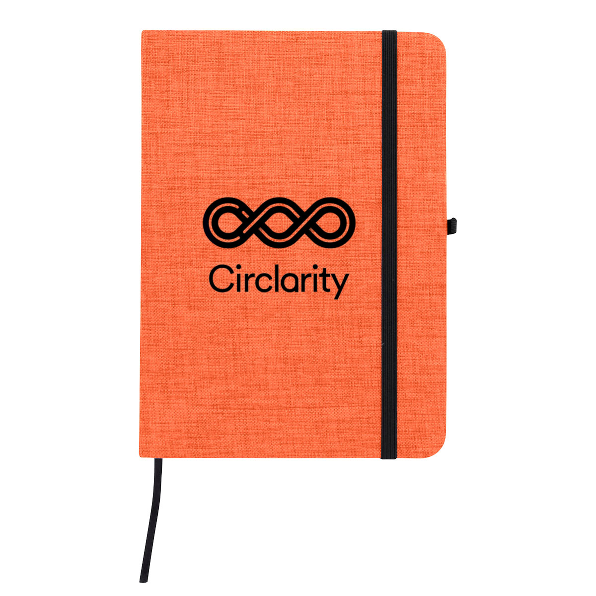 RPET Heathered Journal w/Pen Loop 1