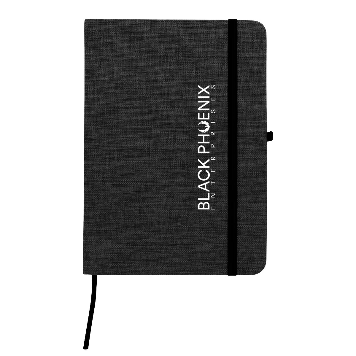 RPET Heathered Journal w/Pen Loop 1