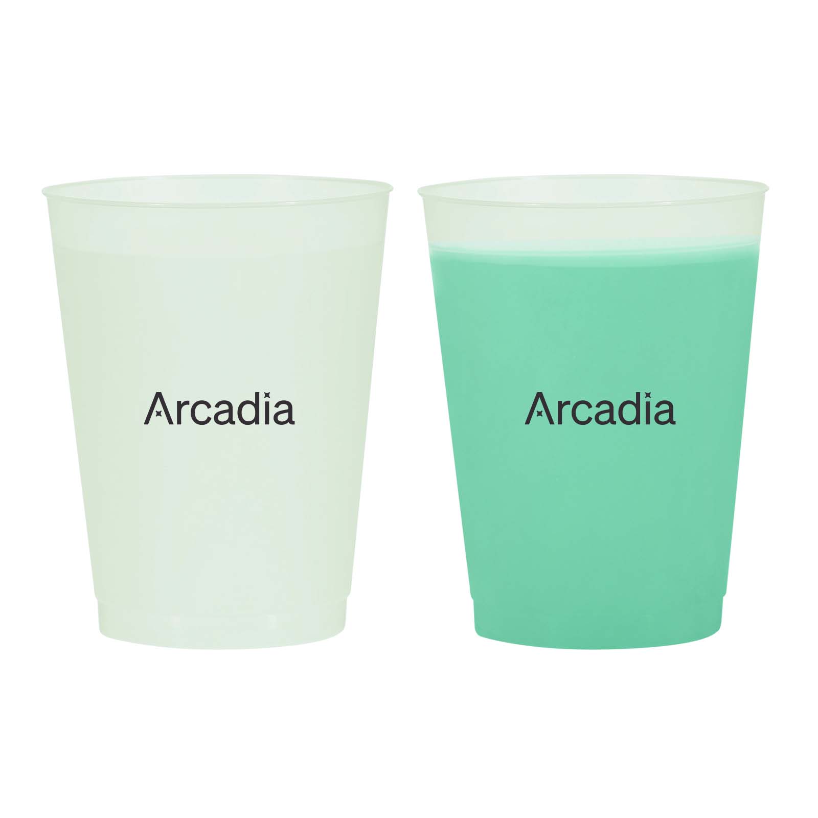 16 oz. Frosted Mood Reusable Flex Stadium Cup 1