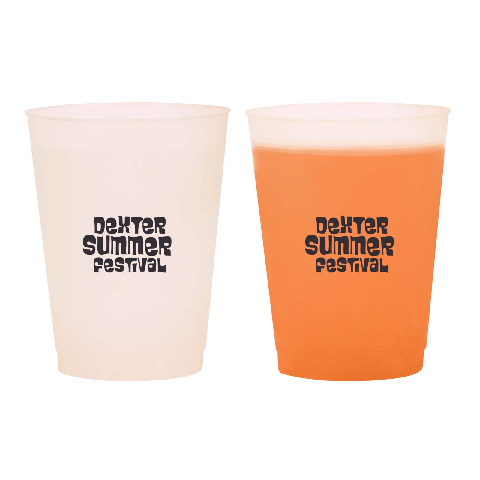 16 oz. Frosted Mood Reusable Flex Stadium Cup 1