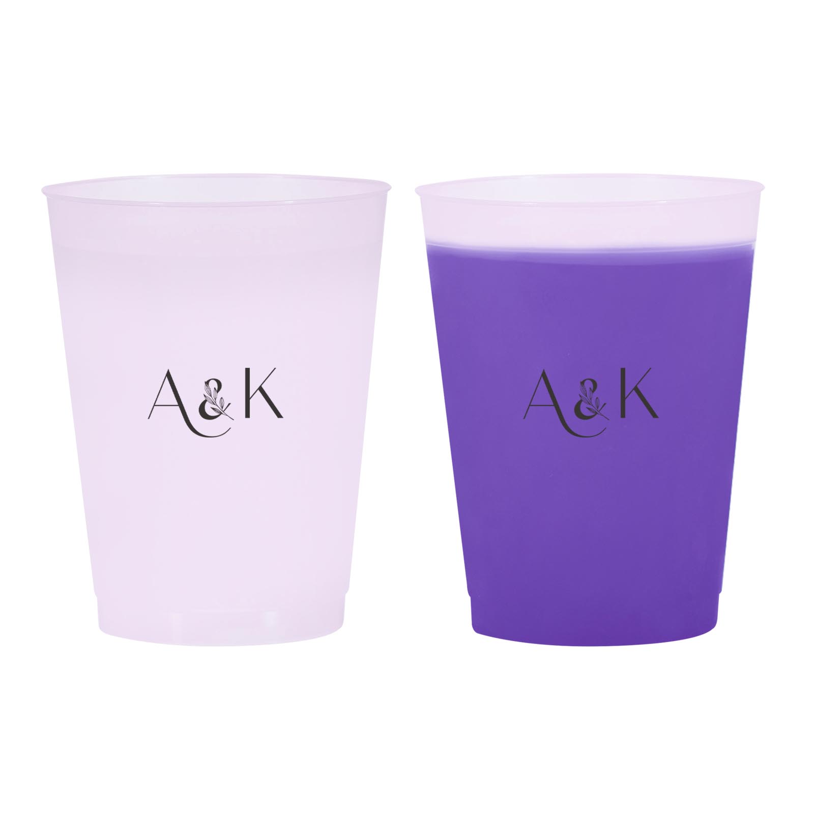 16 oz. Frosted Mood Reusable Flex Stadium Cup 1