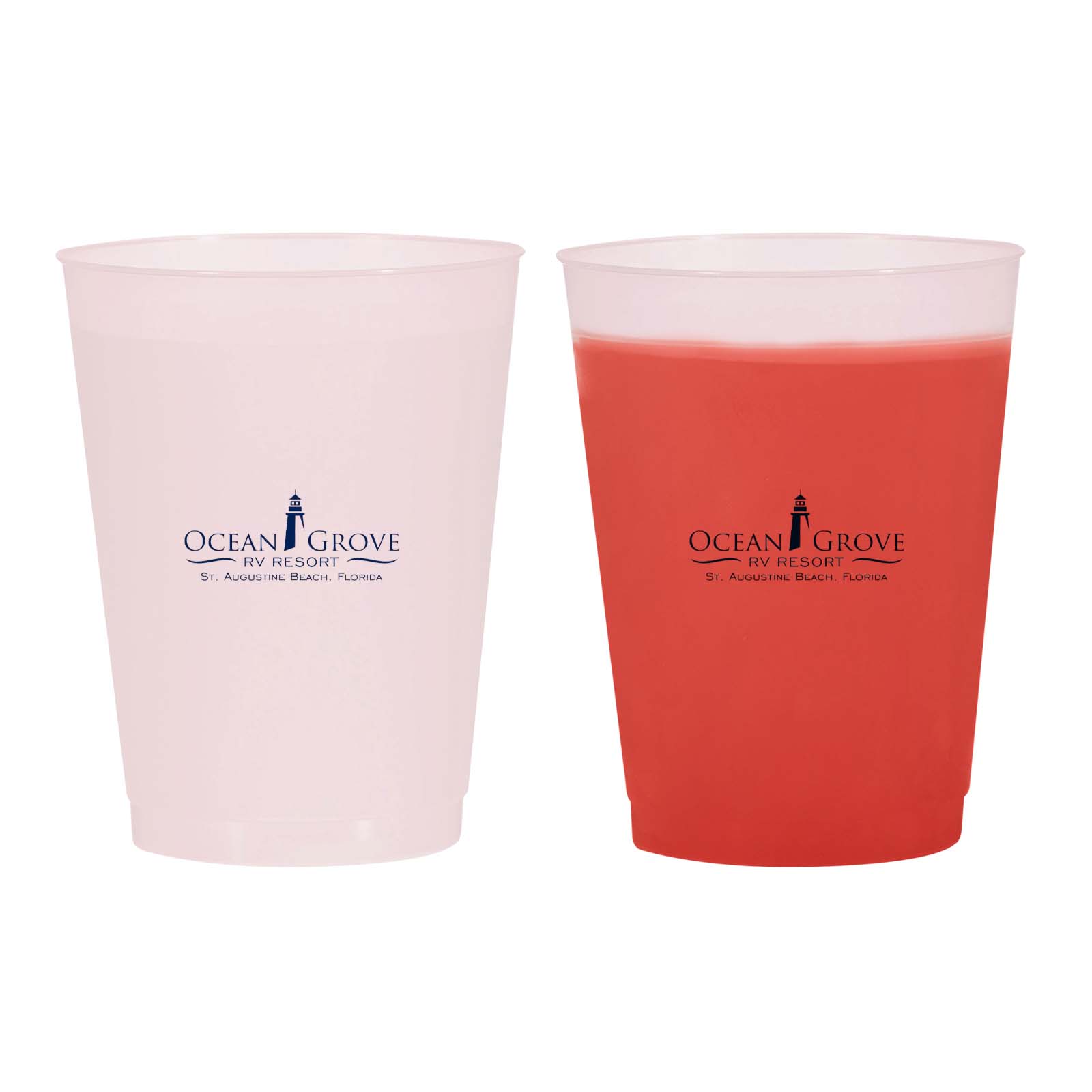 16 oz. Frosted Mood Reusable Flex Stadium Cup 1