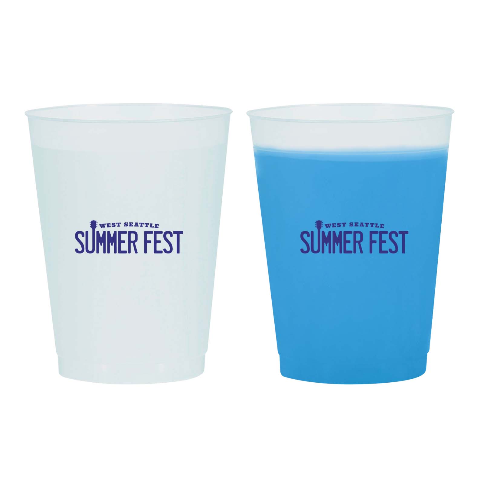 16 oz. Frosted Mood Reusable Flex Stadium Cup 1