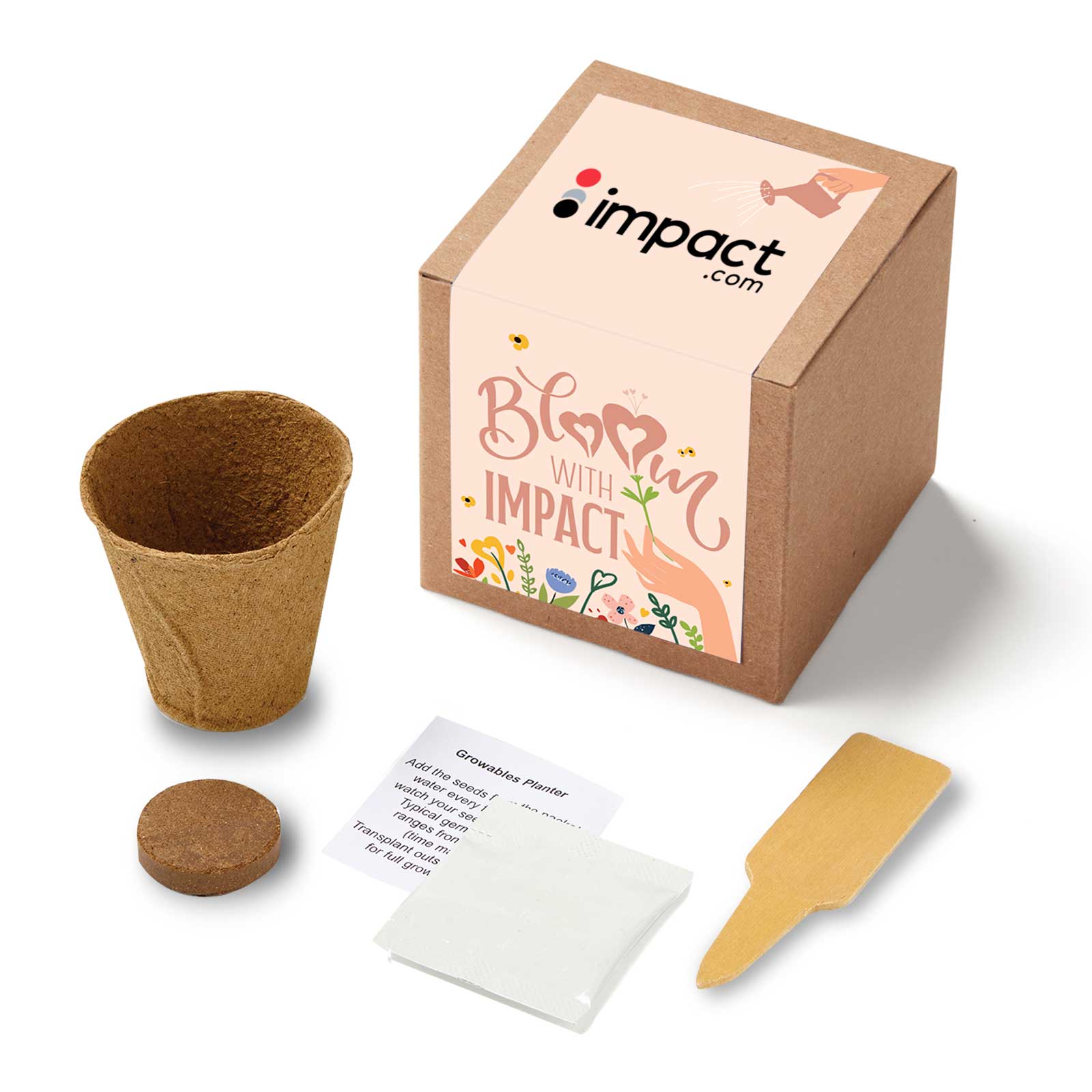 Bloom with Impact in Kraft Gift Box 1