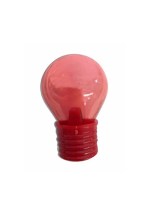 Light Bulb Pencil Sharpener - Red Light Bulb Pencil Sharpener - Red