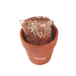 Seed Sensations Terracotta Pot w/Holiday Wrapper - Terracotta Brown Seed Sensations Terracotta Pot w/Holiday Wrapper - Terracotta Brown