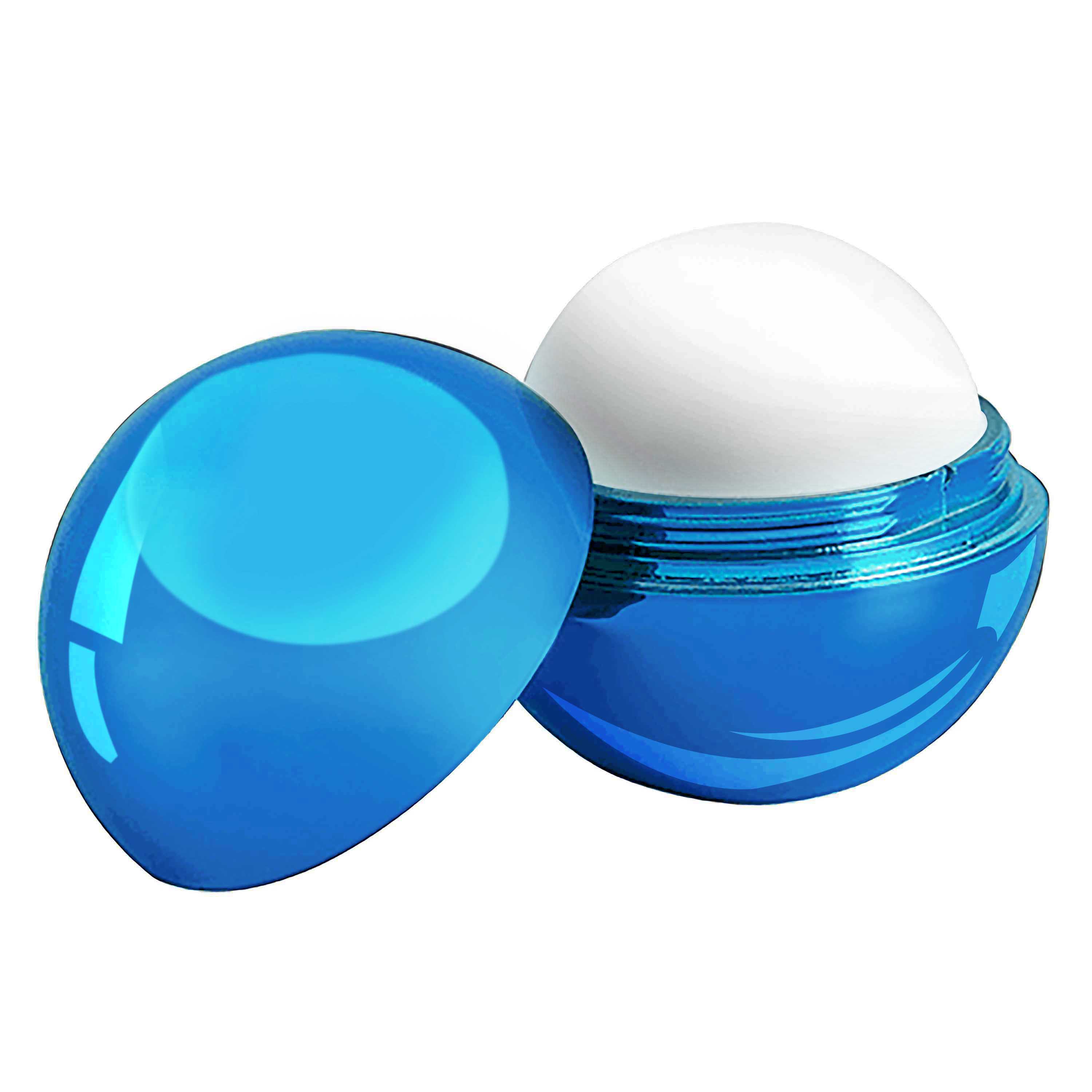Metallic Finish Round Lip Balm 1