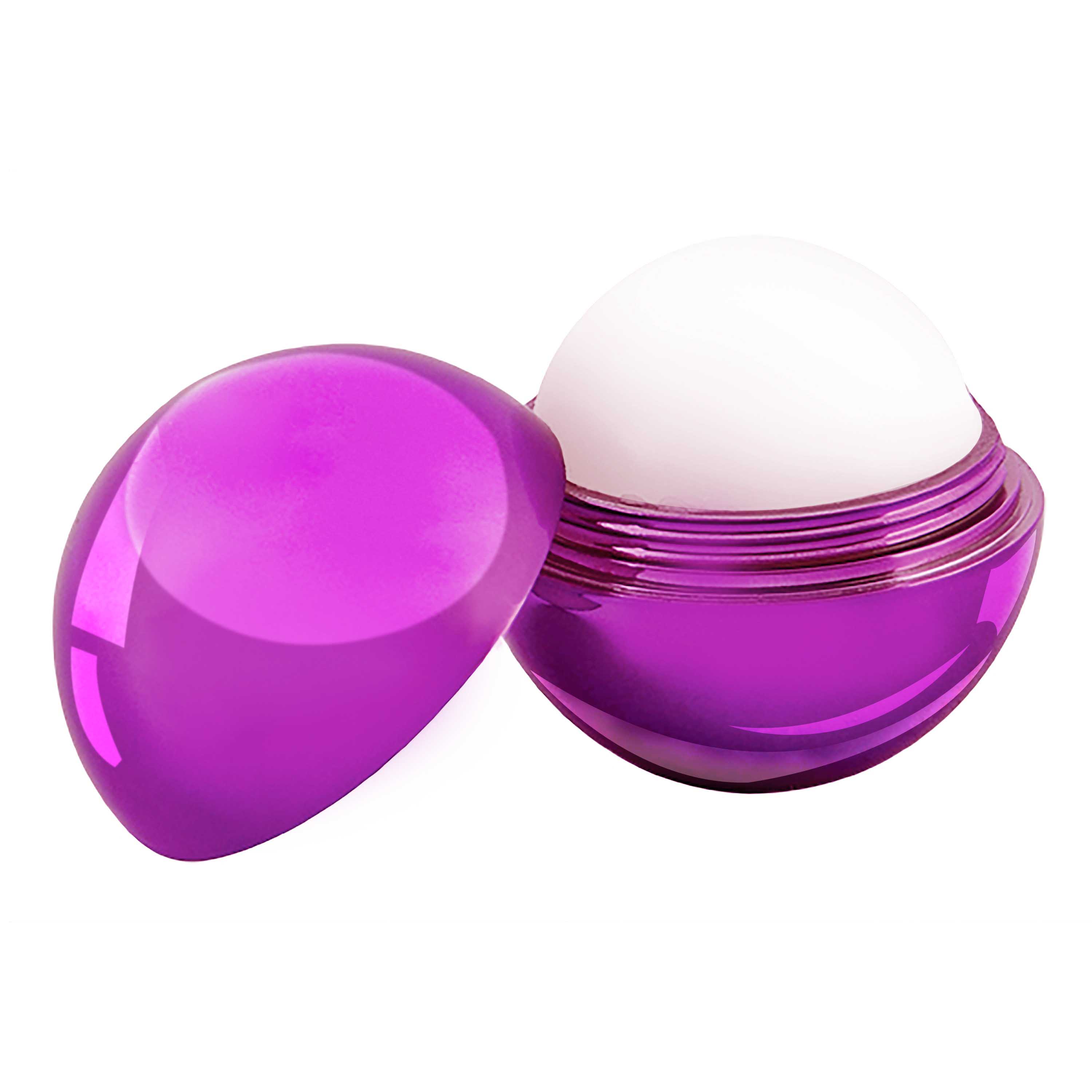 Metallic Finish Round Lip Balm 1