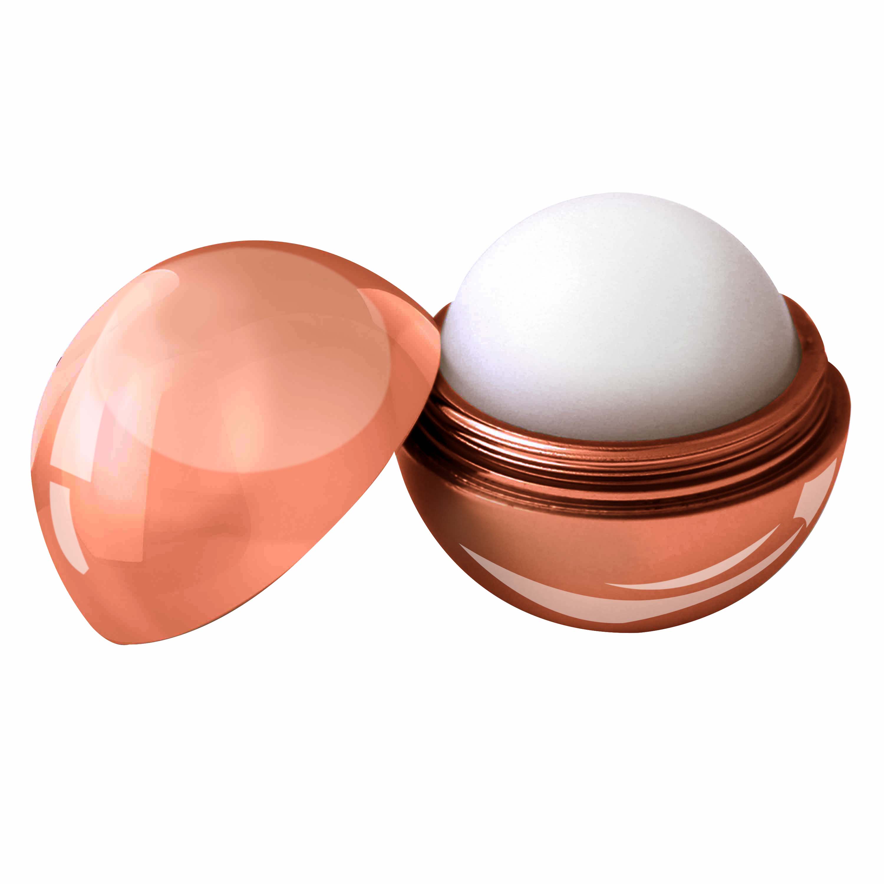 Metallic Finish Round Lip Balm 1