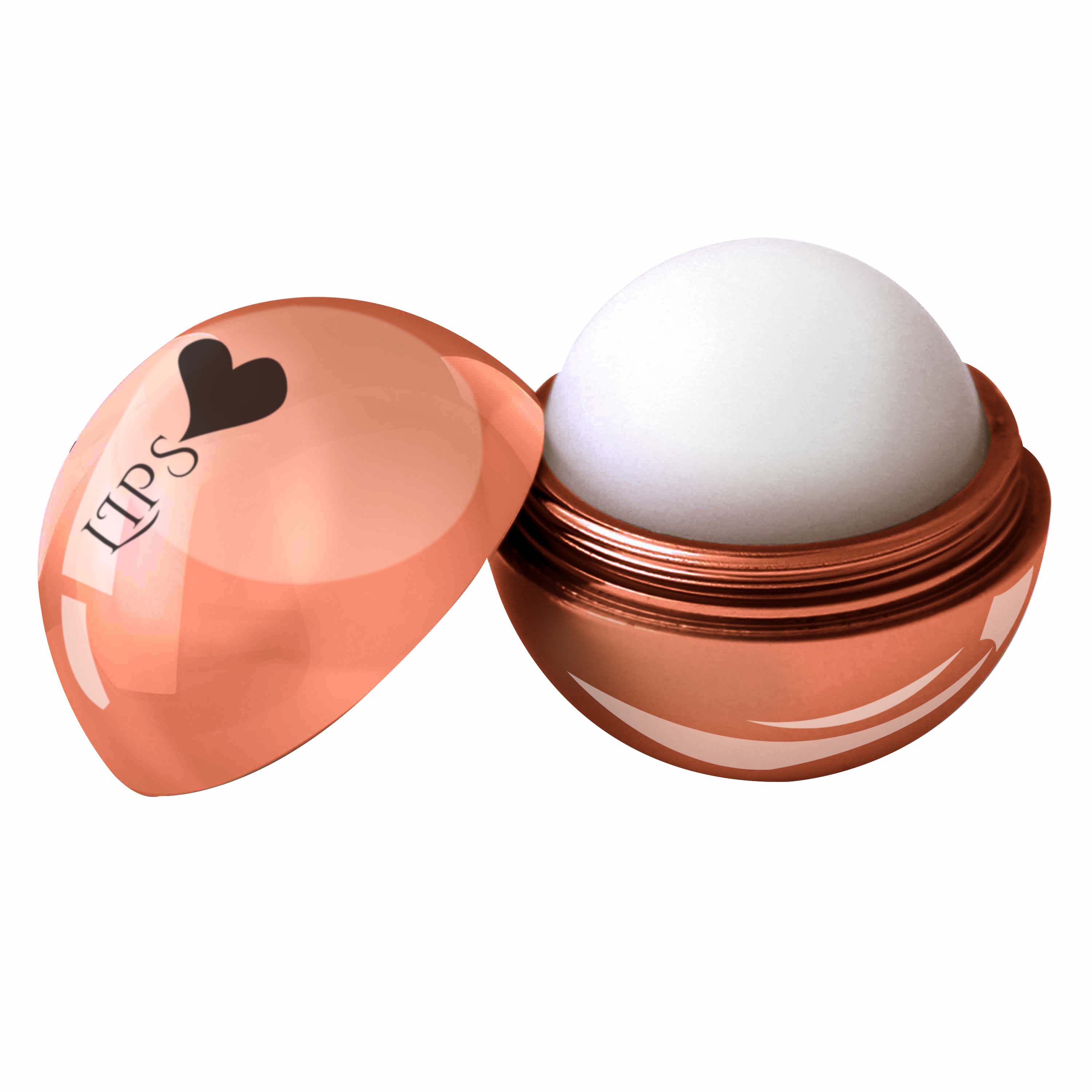 Metallic Finish Round Lip Balm 1
