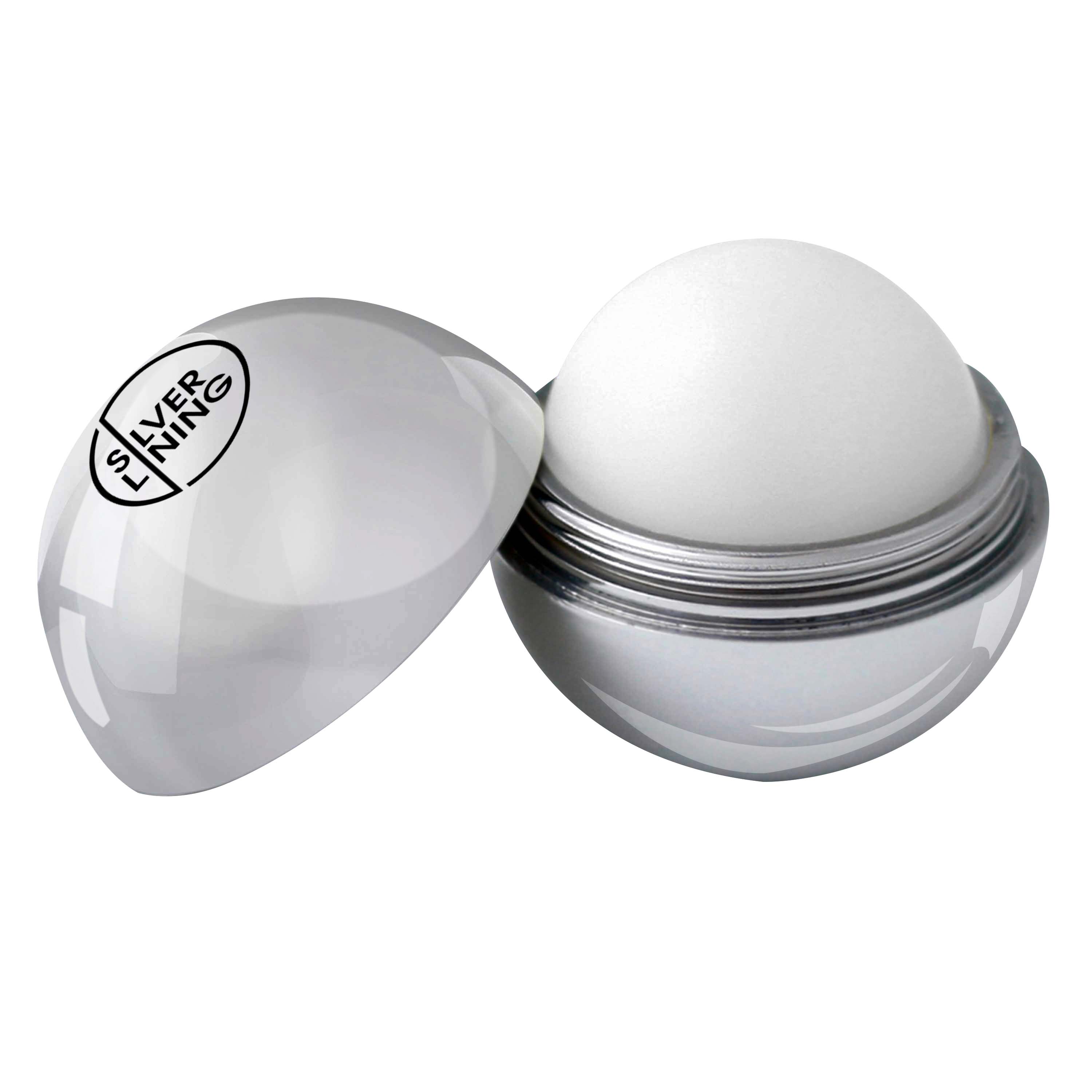 Metallic Finish Round Lip Balm 1