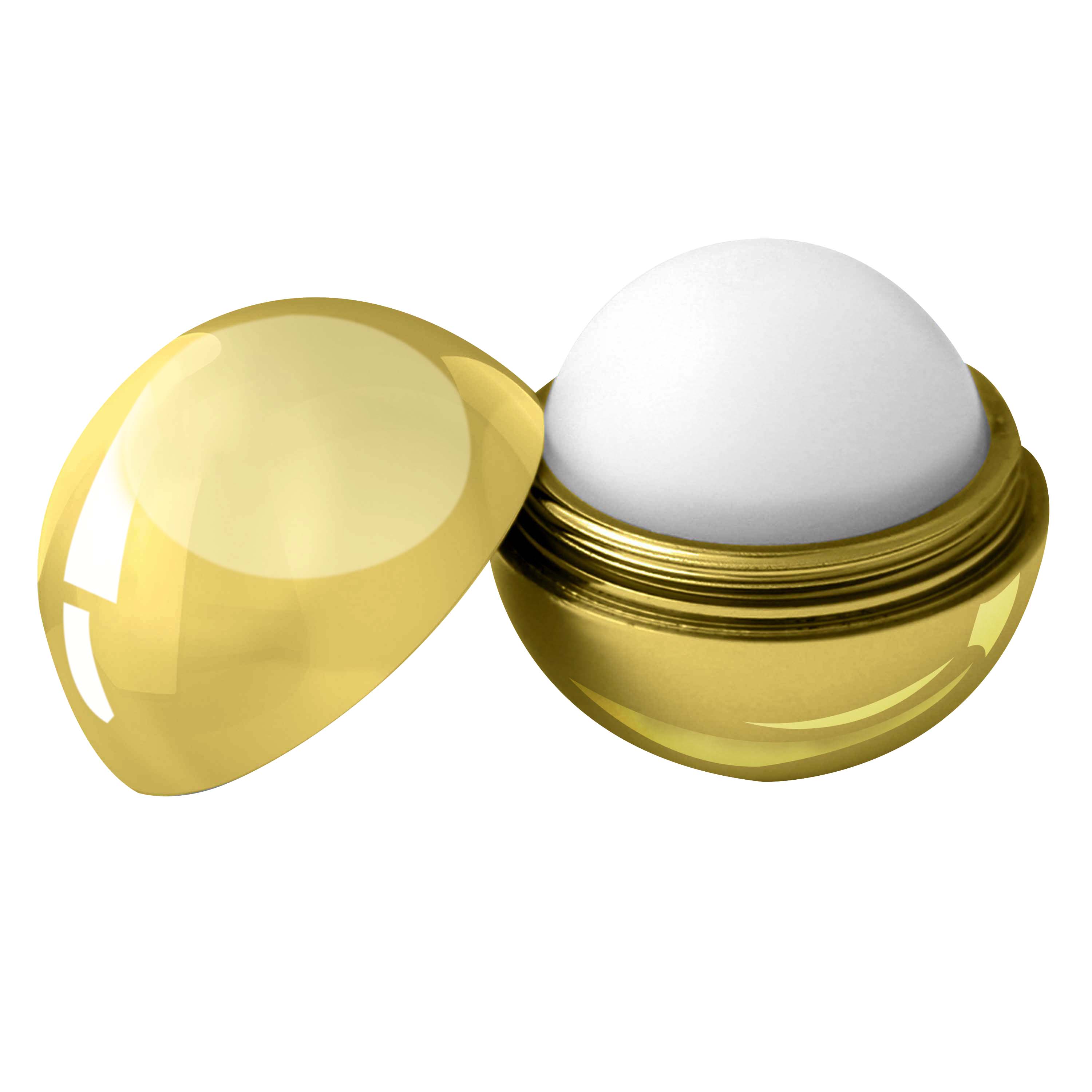 Metallic Finish Round Lip Balm 1